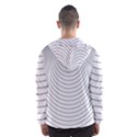 Wave Black White Line Hooded Wind Breaker (Men) View2