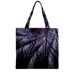 Fractal Art Picture Definition  Fractured Fractal Texture Zipper Grocery Tote Bag by Simbadda