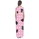 Pisunglass Tech Pink Pattern Short Sleeve Maxi Dress View2