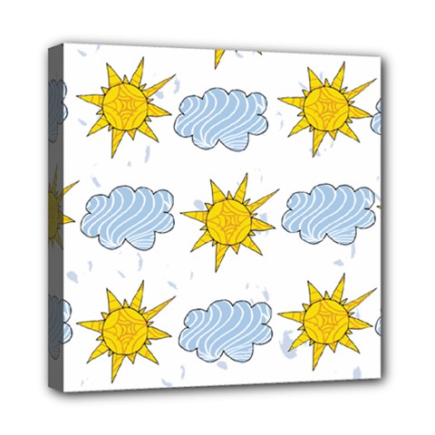 Sunshine Tech White Mini Canvas 8  x 8 