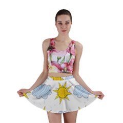 Sunshine Tech White Mini Skirt