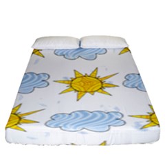 Sunshine Tech White Fitted Sheet (King Size)