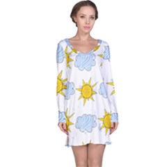 Sunshine Tech White Long Sleeve Nightdress