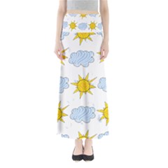 Sunshine Tech White Maxi Skirts