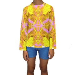 Yellow Brick Road Kids  Long Sleeve Swimwear by AlmightyPsyche