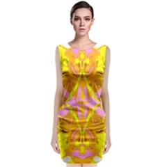 Yellow Brick Road Sleeveless Velvet Midi Dress by AlmightyPsyche