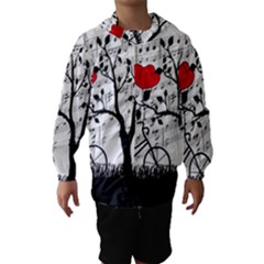 Love Song Hooded Wind Breaker (kids) by Valentinaart