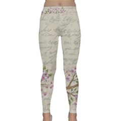 Cherry Blossom Classic Yoga Leggings by Valentinaart