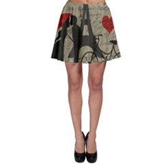 Love Letter - Paris Skater Skirt by Valentinaart