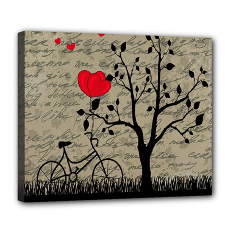 Love Letter Deluxe Canvas 24  X 20   by Valentinaart