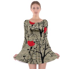 Love Letter Long Sleeve Skater Dress by Valentinaart