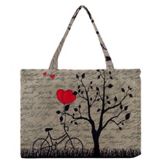 Love Letter Medium Zipper Tote Bag by Valentinaart