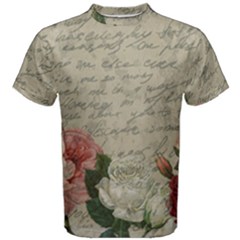 Vintage Roses Men s Cotton Tee by Valentinaart