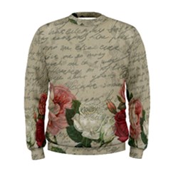 Vintage Roses Men s Sweatshirt by Valentinaart