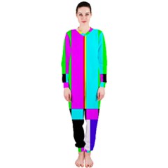 Color Bars & Tones Onepiece Jumpsuit (ladies)  by Simbadda