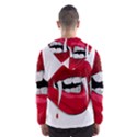 Mouth Jaw Teeth Vampire Blood Hooded Wind Breaker (Men) View2