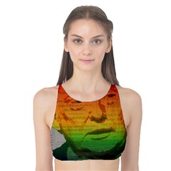 Rainbow Trump  Tank Bikini Top by Valentinaart