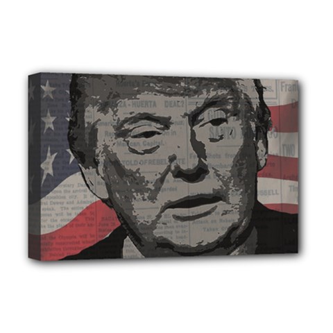 Trump Deluxe Canvas 18  X 12   by Valentinaart