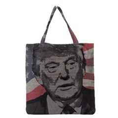 Trump Grocery Tote Bag by Valentinaart