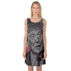 Trump Sleeveless Satin Nightdress by Valentinaart