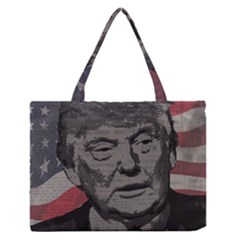 Trump Medium Zipper Tote Bag by Valentinaart