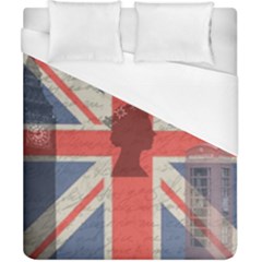 Vintage London Duvet Cover (california King Size) by Valentinaart