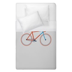 Bicycle Sports Drawing Minimalism Duvet Cover (single Size) by Simbadda