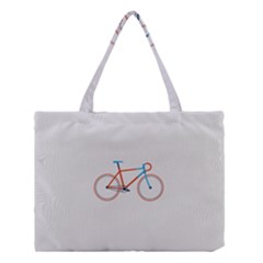 Bicycle Sports Drawing Minimalism Medium Tote Bag by Simbadda