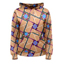 Overlaid Patterns Women s Pullover Hoodie