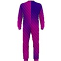 Retro Halftone Pink On Blue OnePiece Jumpsuit (Men)  View2