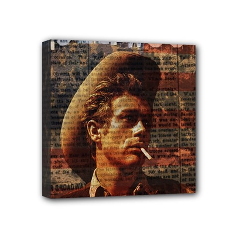 James Dean   Mini Canvas 4  X 4  by Valentinaart