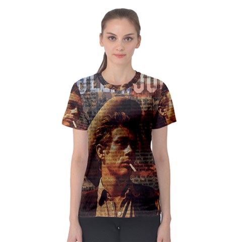 James Dean   Women s Sport Mesh Tee by Valentinaart