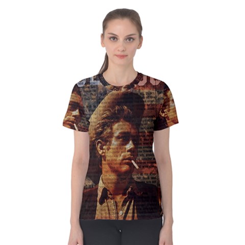 James Dean   Women s Cotton Tee by Valentinaart