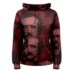 Edgar Allan Poe  Women s Pullover Hoodie by Valentinaart