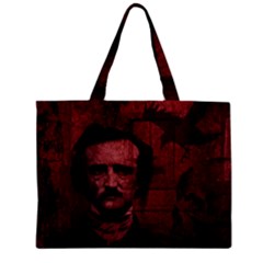 Edgar Allan Poe  Zipper Mini Tote Bag by Valentinaart