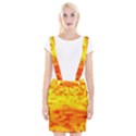 Bright Background Orange Yellow Suspender Skirt View1