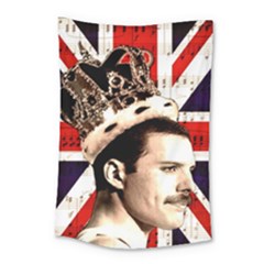 Freddie Mercury Small Tapestry by Valentinaart