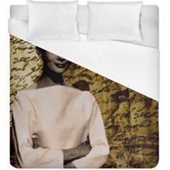 Audrey Hepburn Duvet Cover (king Size) by Valentinaart