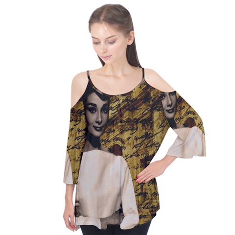 Audrey Hepburn Flutter Tees by Valentinaart