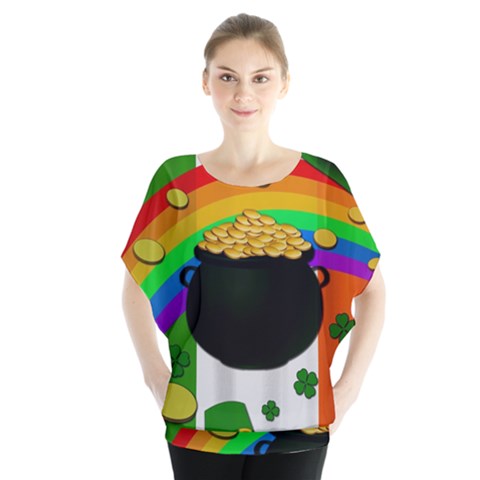 Pot Of Gold Blouse by Valentinaart