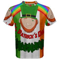 St  Patricks Day  Men s Cotton Tee by Valentinaart