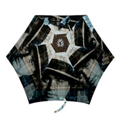 Al Capone  Mini Folding Umbrellas by Valentinaart