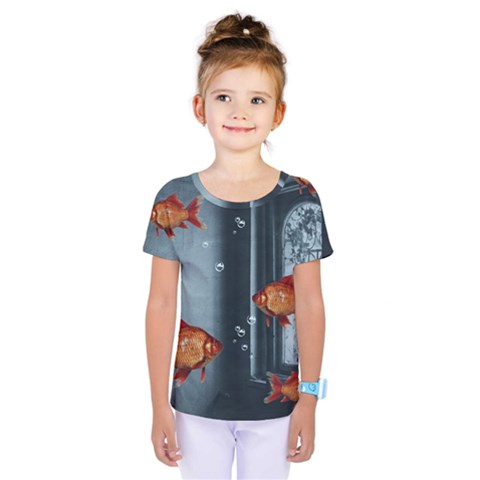 Natural Habitat Kids  One Piece Tee by Valentinaart