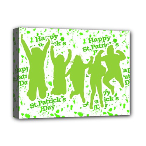 Saint Patrick Motif Deluxe Canvas 16  X 12   by dflcprints