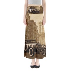 Vintage Old Car Maxi Skirts by Valentinaart