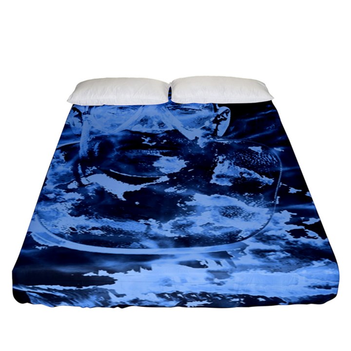 Blue angel Fitted Sheet (King Size)