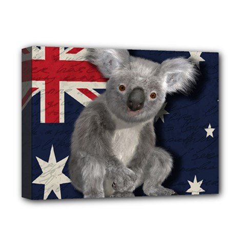 Australia  Deluxe Canvas 16  X 12   by Valentinaart