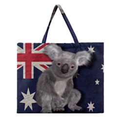 Australia  Zipper Large Tote Bag