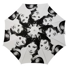 Audrey Hepburn Straight Umbrellas by Valentinaart