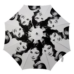 Audrey Hepburn Hook Handle Umbrellas (large) by Valentinaart